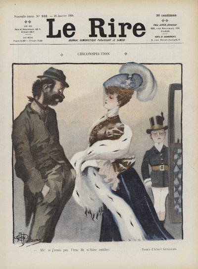 Kuvitus Le Rirelle tekijältä Albert Guillaume