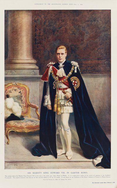 Kuningas Edward VIII Walesin prinssinä tekijältä Albert Henry (after) Collings