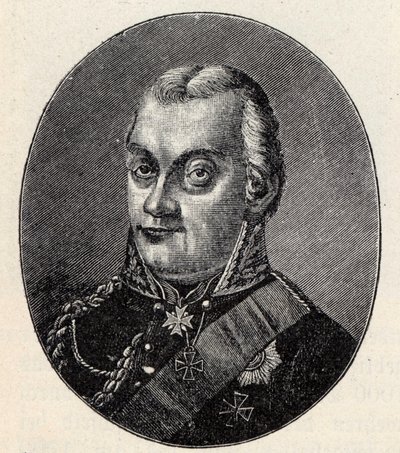 Kenttämarsalkka Friedrich Graf von Kleist von Nollendorf 1762-1823. tekijältä Albert Johann Christian Schule