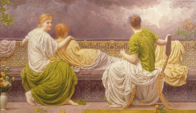 Huonekalut ja erilaiset esineet 1100- ja 1300-luvuilta tekijältä Albert Joseph Moore