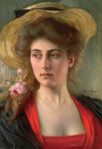 Elegantti (öljy paneelille) tekijältä Albert Lynch