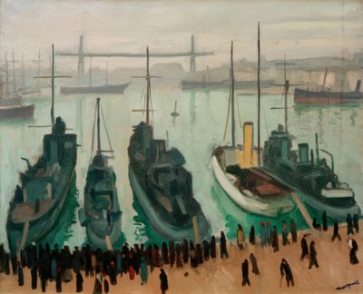 Marseillen vanha satama tekijältä Albert Marquet