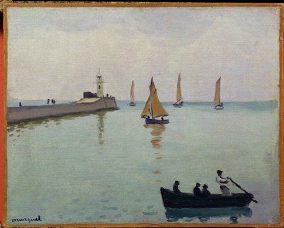 Sisäänkäynti satamaan (öljy kankaalle) tekijältä Albert Marquet