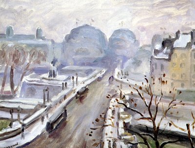 Ranska: Pont Neuf lumen alla tekijältä Albert Marquet
