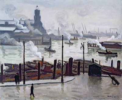 Hamburgo Harbourfinnish tekijältä Albert Marquet