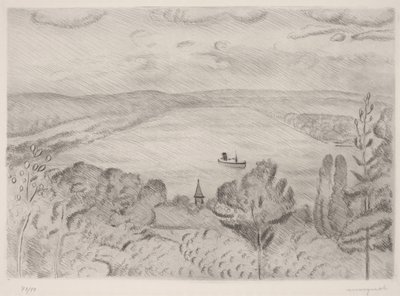 Satama (etsaus) tekijältä Albert Marquet