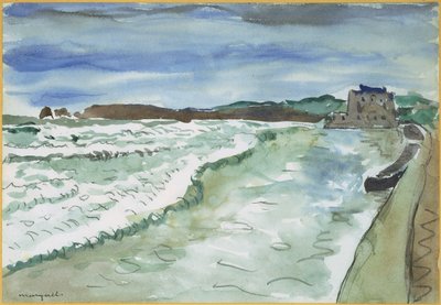 Hendaye, ranta ja kasino tekijältä Albert Marquet