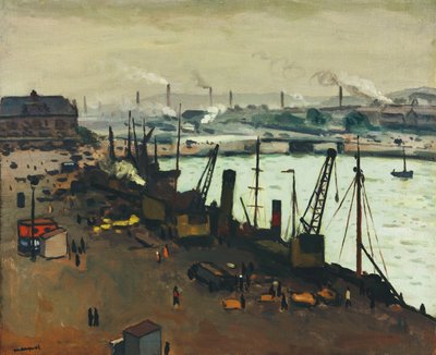 Boulogne-sur-Merin satama tekijältä Albert Marquet