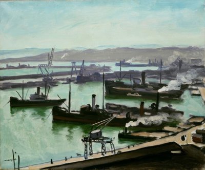 Le port d’Alger tekijältä Albert Marquet