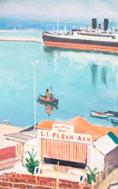 Le théâtre en plein air, Alger, yksityiskohtainen kuva tekijältä Albert Marquet