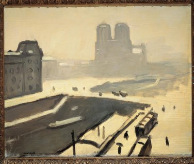 Pariisi talvella (Le pont Saint-Michel tekijältä Albert Marquet