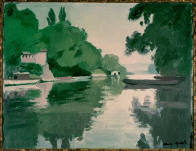 Maisema Chenevièresissä tekijältä Albert Marquet