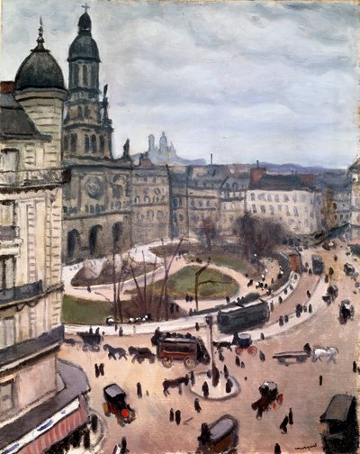 Place de la Trinité Pariisissa, 1911. tekijältä Albert Marquet