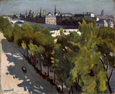 Quai du Louvre ja Pont Neuf, 1906. tekijältä Albert Marquet