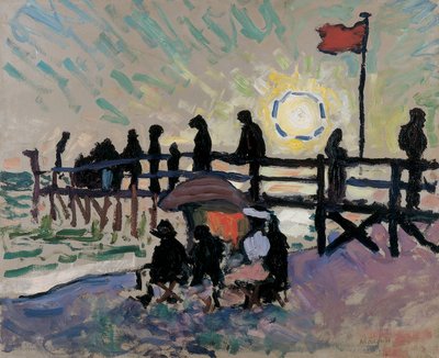 Jalankulkusilta Sainte-Adressessa tekijältä Albert Marquet