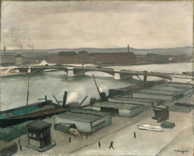 Rouenin laiturit tekijältä Albert Marquet
