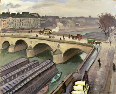Seine Pariisissa, n. 1907 (öljy kankaalle) tekijältä Albert Marquet
