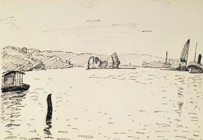 Näkymä Rouenin ympäristössä tekijältä Albert Marquet