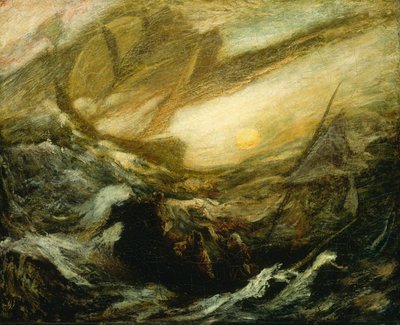 Lentävä hollantilainen tekijältä Albert Pinkham Ryder