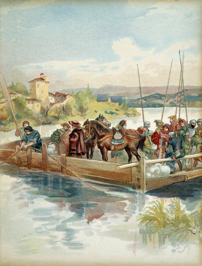 Kaarle IV Bourbon (kreivi silloinen Vendomen herttua tekijältä Albert Robida