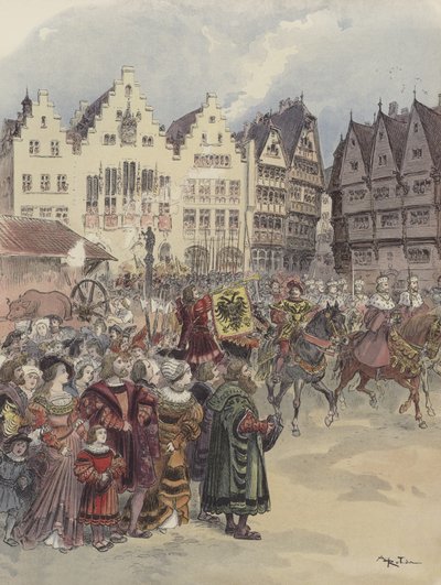Imperiumin vaalit (28.6.1519) tekijältä Albert Robida