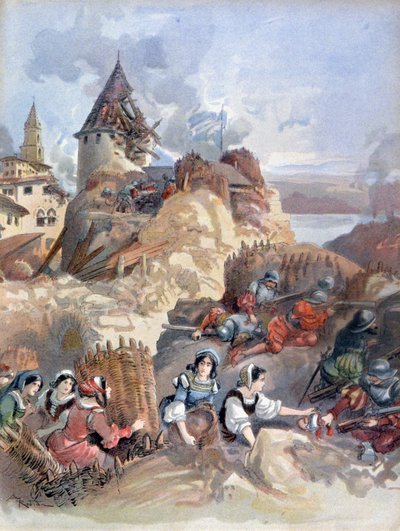 Senhoras no cerco de Marseillefinnish tekijältä Albert Robida