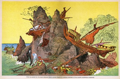 Sindbad merimies tekijältä Albert Robida