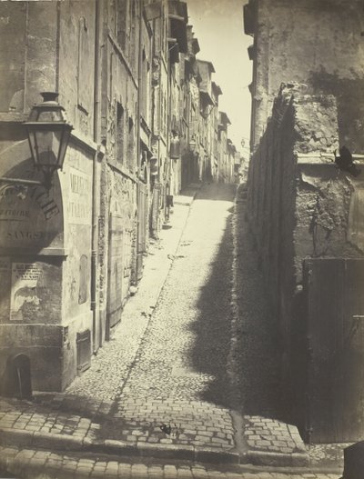 Rue des Grands Carmes, Näkymä Rue Ste. Martta, 1862. tekijältä Albert Terris