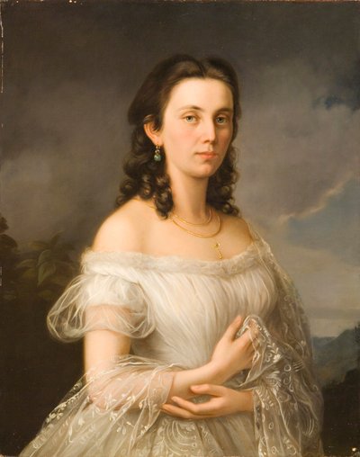 Albert Theer (1815-1902) - Liechtensteinin prinsessa Julia (1817-1895), o.s. kreivitär Potocki. tekijältä Albert Theer