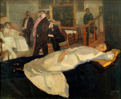 Atelierszene tekijältä Albert Weisgerber
