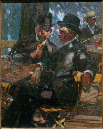 Biergartenissa tekijältä Albert Weisgerber