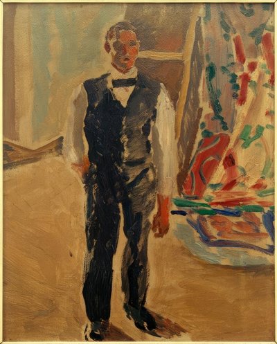 Omakuva paidan hihoissa tekijältä Albert Weisgerber