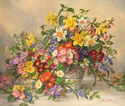 AB/296 Spring Flowers ja Poole Pottery tekijältä Albert Williams
