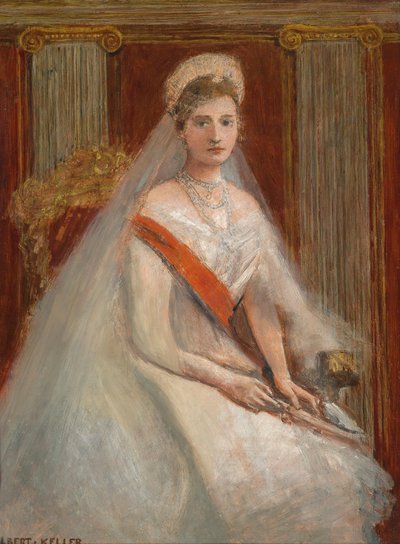 Tsaarina Aleksandra Fjordorovnan muotokuva tekijältä Albert von Keller