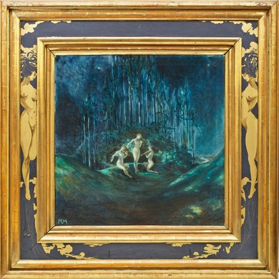 Chopinin yöllinen(öljy kankaalle) tekijältä Alberto Martini