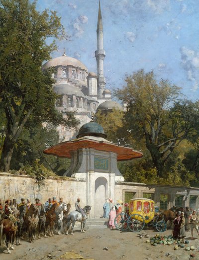 Moskeija, 1872. tekijältä Alberto Pasini