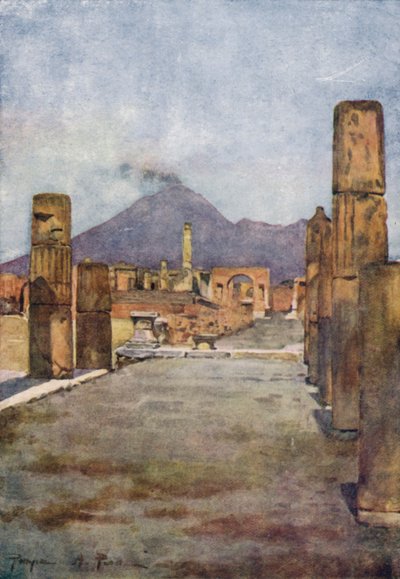 Pompei ja Vesuvius, Italia tekijältä Alberto Pisa