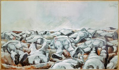 Missa Solemnis (öljyä kankaalle) tekijältä Albin Egger-Lienz