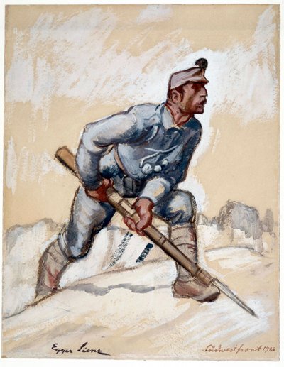 Lounaisrintama tekijältä Albin Egger Lienz