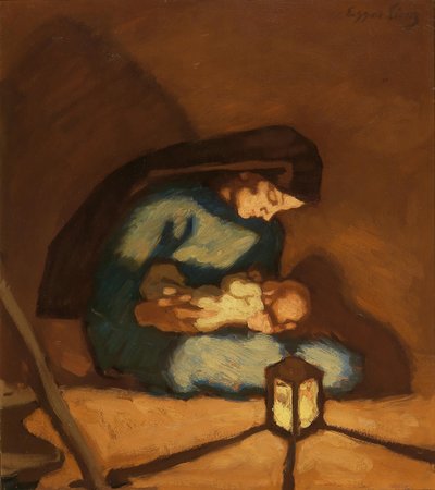 Madonna, c. 1922. tekijältä Albin Egger Lienz