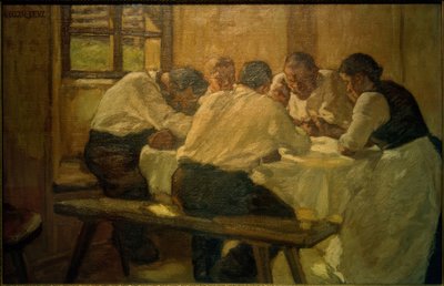 Lounas (The Soup, versio II) tekijältä Albin Egger Lienz