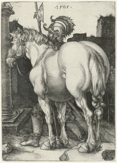 Iso hevonen tekijältä Albrecht (after) Durer or Duerer