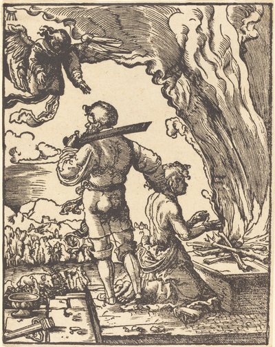 Abrahamin uhri tekijältä Albrecht Altdorfer