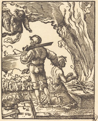 Abrahamin uhri tekijältä Albrecht Altdorfer