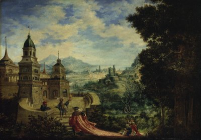 Vaurastumisen allegoria ruhtinaallisen loiston varjossa tekijältä Albrecht Altdorfer
