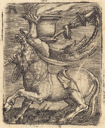 Kentauri maljakon kanssa tekijältä Albrecht Altdorfer