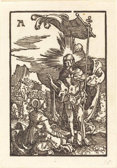 Kristus ilmestyy Magdaleenalle tekijältä Albrecht Altdorfer