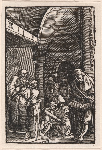 Kristus kiistelee lääkäreiden kanssa tekijältä Albrecht Altdorfer