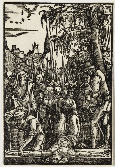 Kristus ristille naulattuna, n. 1513. tekijältä Albrecht Altdorfer