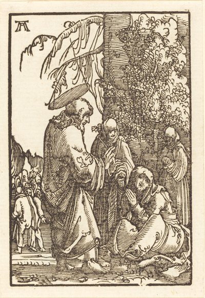 Kristus jättää Marian ennen kärsimystä tekijältä Albrecht Altdorfer